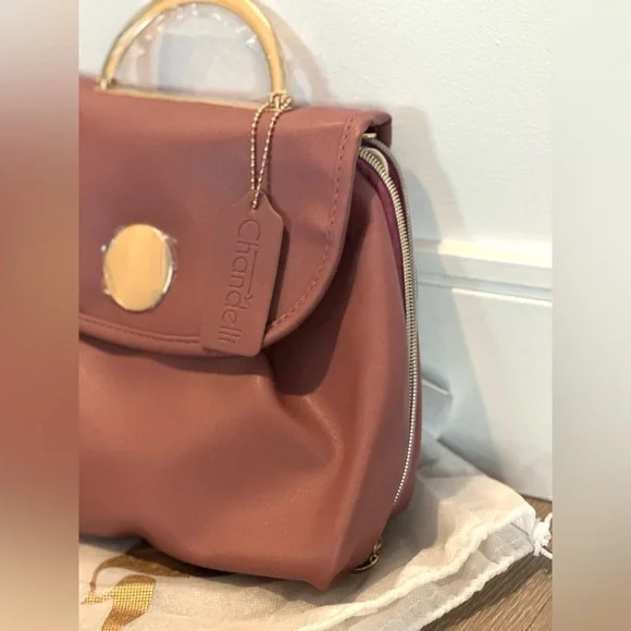 Hanging Toiletry And Makeup Travel Bag - GIFT READY - Mauve Pink and Gold - NWT! - Picture 12 of 12